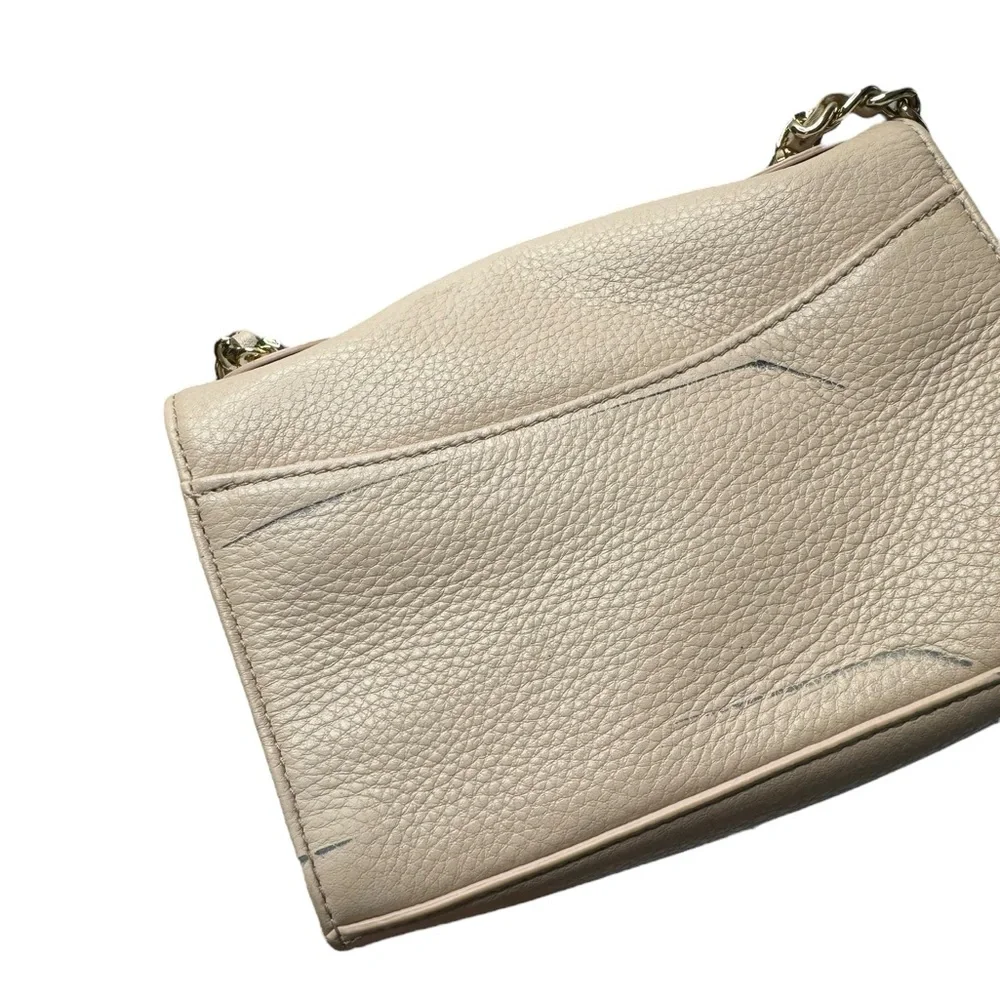 Tory Burch | Bombe Shrunken Shoulder Bag in Light Oak/Gold
